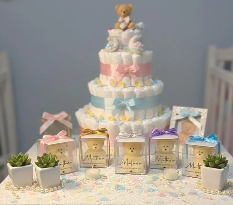 20 Mini velas aromáticas em formato de ursinho  - Foto 3