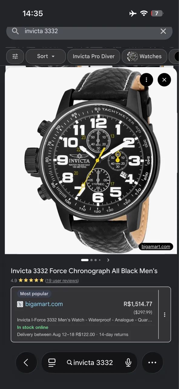 Relógio Invicta Force Original - Foto 4