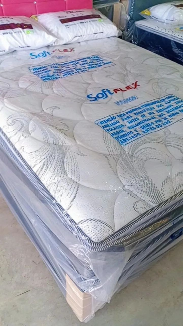 Conj Box Casal molas ensacadas. - Foto 4