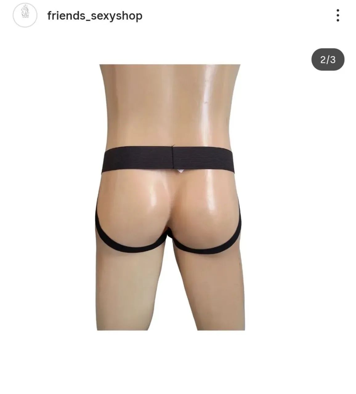 Cueca jockstrap rosa - Foto 2