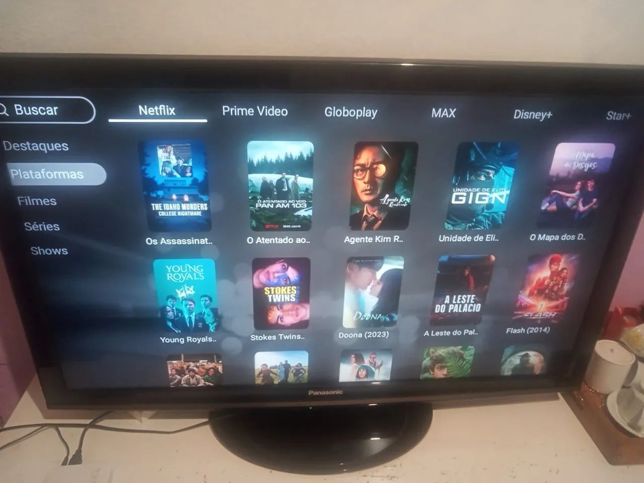 TV 42 POLEGADAS PANASSONIC TODA ORIGINAL + CONVERSOR SMART ADVANCE , FUNCIONANDO TUDO - Foto 2
