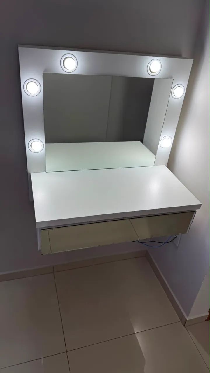 ? VENDO PENTEADEIRA EM MDF BRANCA ? - Foto 2