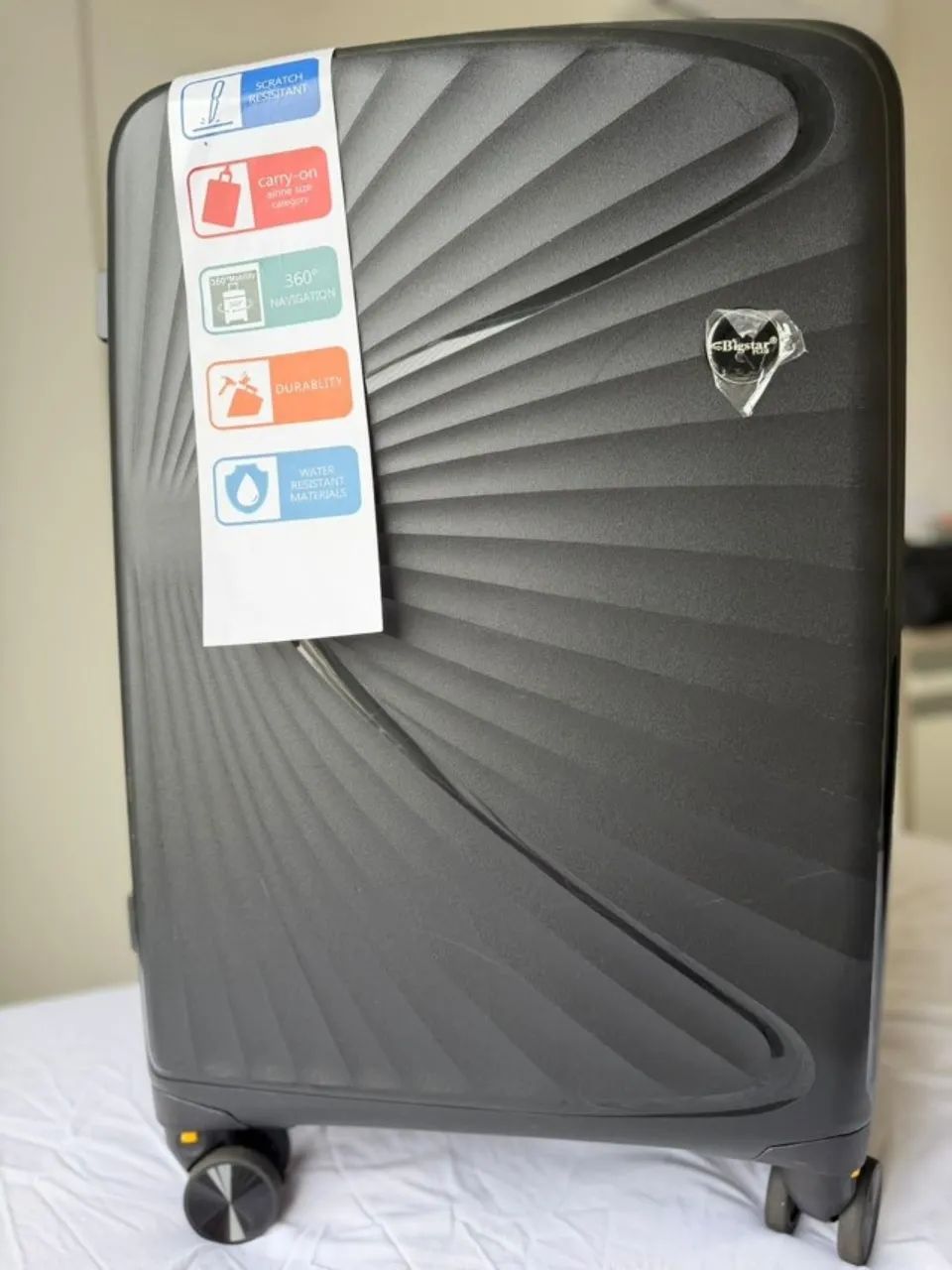 Mala de Viagem 23kg NOVA Cinza