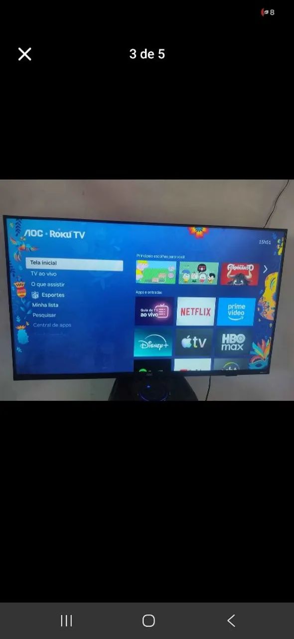 Tv smart AOC 43 