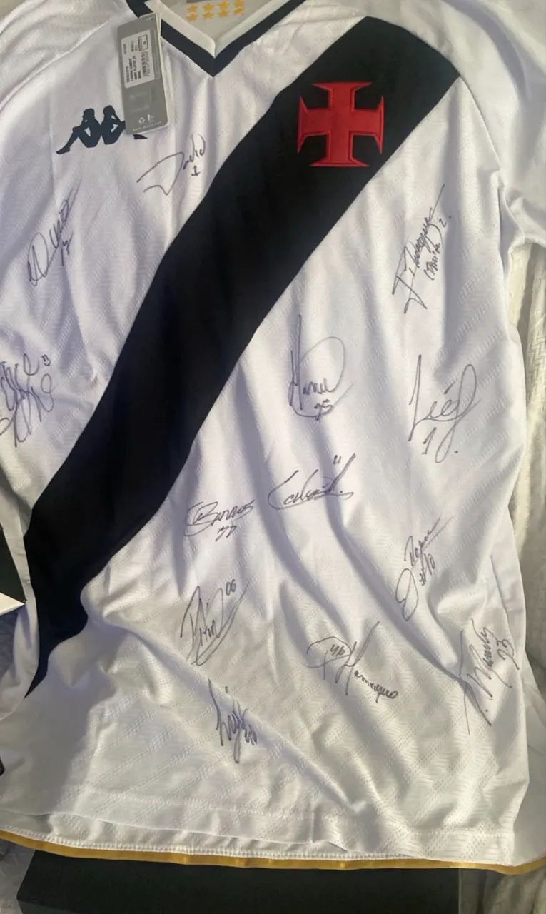 Camisa do Vasco autografada  - Foto 4