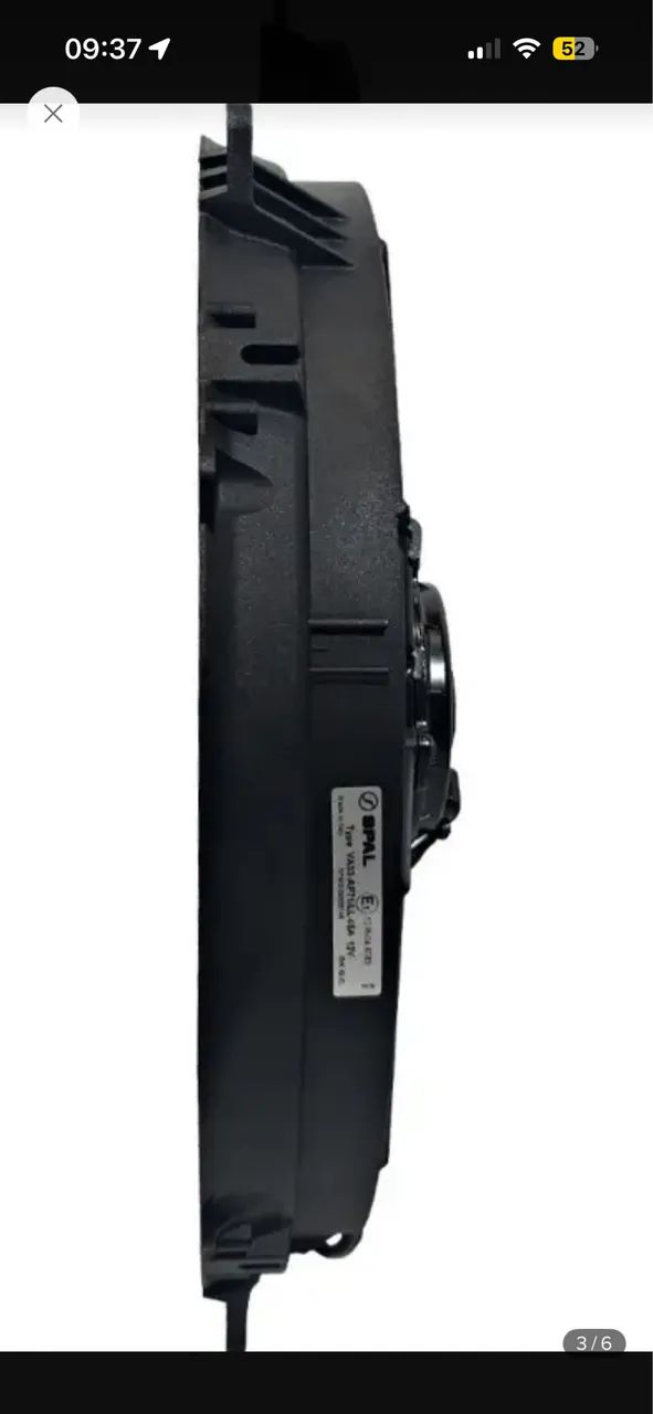 Eletro Ventilador SPAL 12v 16 polegadas Aspirante - Foto 3
