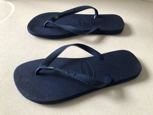 Chinelos Sandálias Havaianas Brasil Navy 45/46 - Foto 4