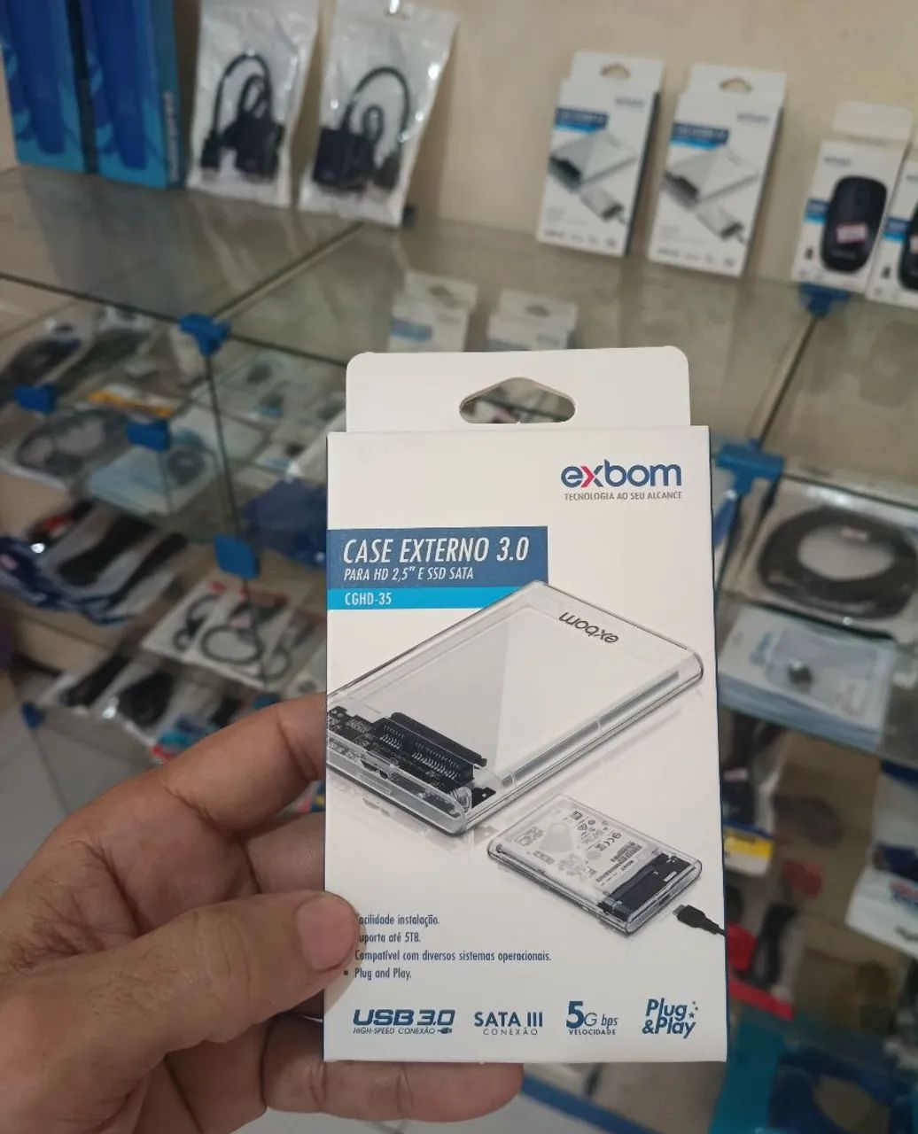 Maracanaú - Case Externo HD 2.5 e SSD Sata USB 3.0 - Foto 2