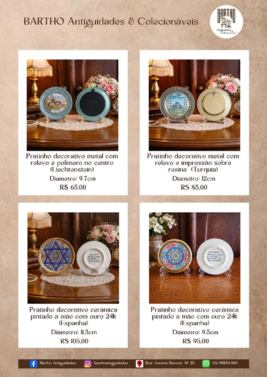 Souvenir pratos decorativos diferenciados.   - Foto 2