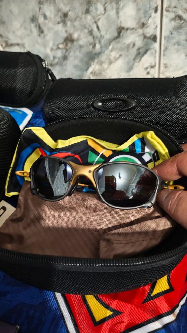 Oakley Doble X sere Ouro Banhada o Ouro