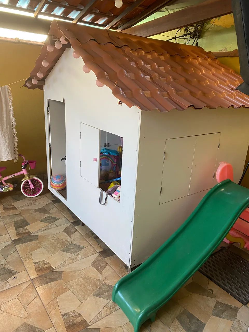 Casinha de madeira infantil  - Foto 4
