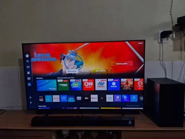 TV Samsung 50 polegadas QLED 4K de 2024 + Soundbar HW-B550 - Foto 5