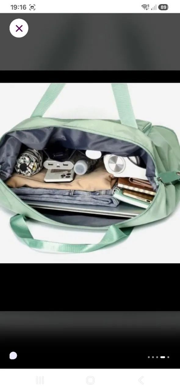Bolsa grande, com vários compartimentos  - Foto 3