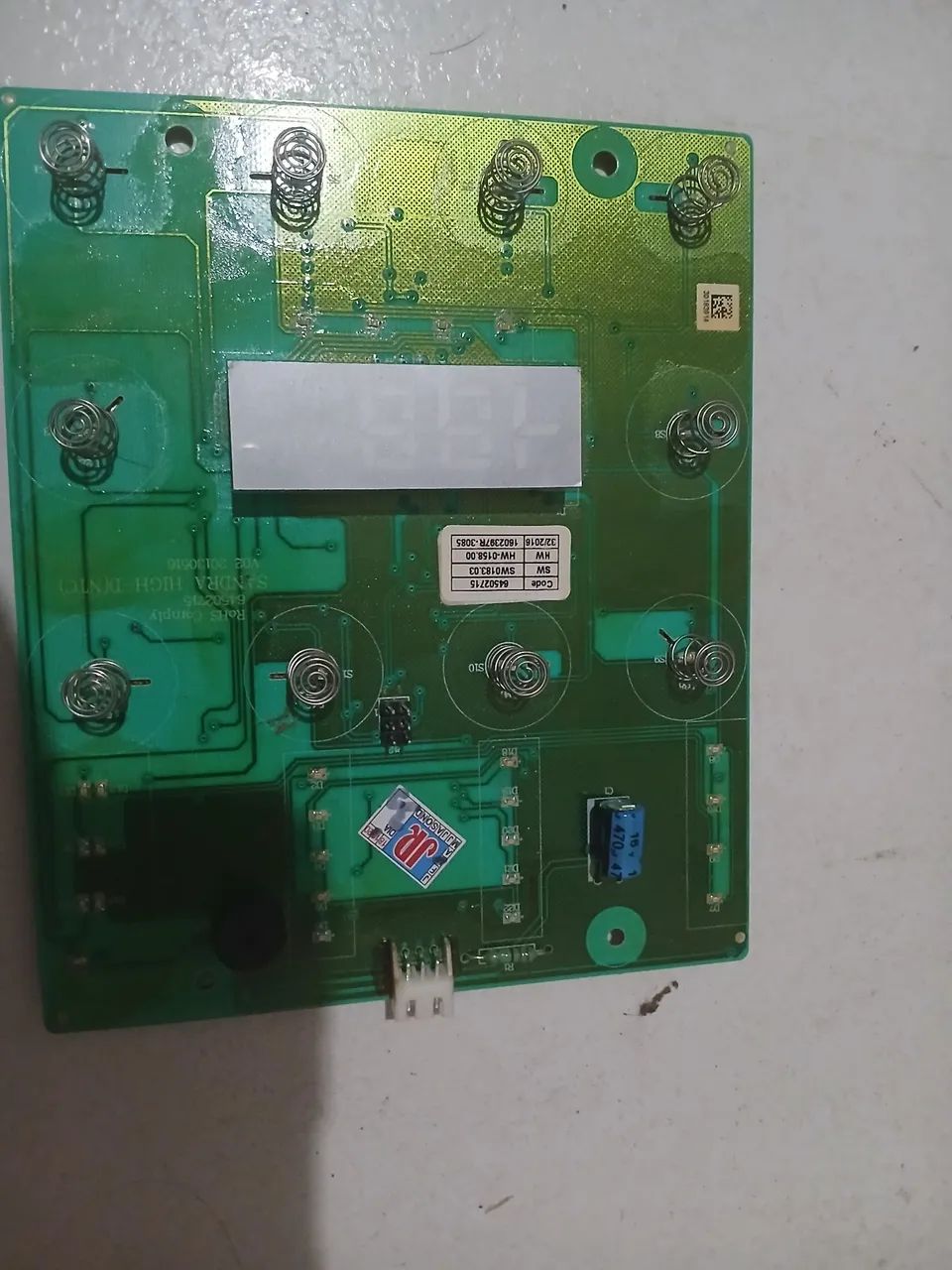 Placa da interface da geladeira Electrolux dfi80.  - Foto 2