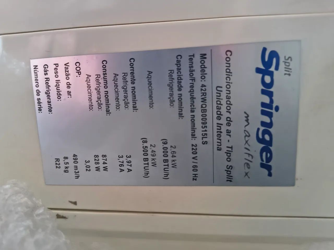 Ar condicionado Springer  - Foto 3