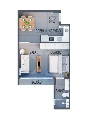PLANTA 38m²