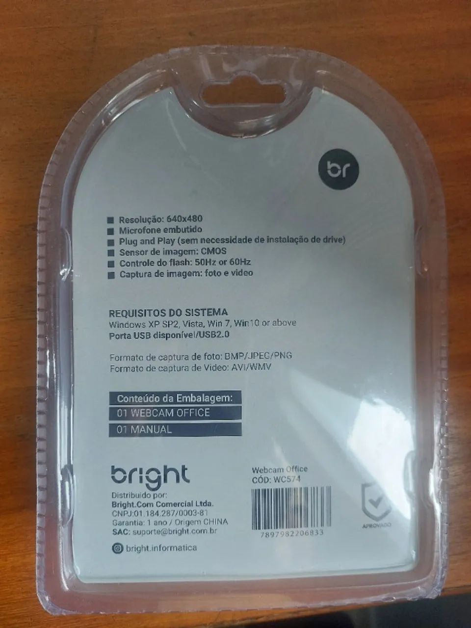 Camera - Webcam Office Bright 640 x 480 com Microfone Embutido. - Foto 2