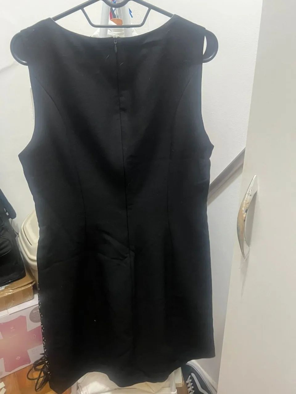 vestido preto e branco cavendish tamanho 42 - Foto 2