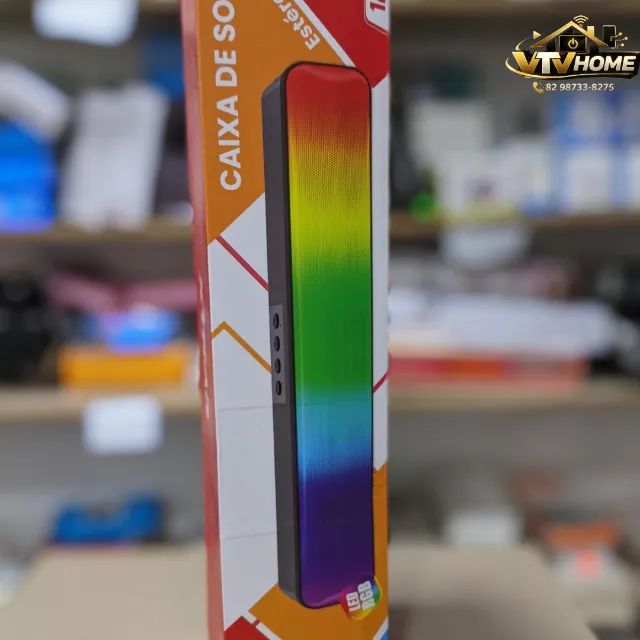 Soundbar Xtrad RGB Bluetooth + Entrega Grátis - Foto 3