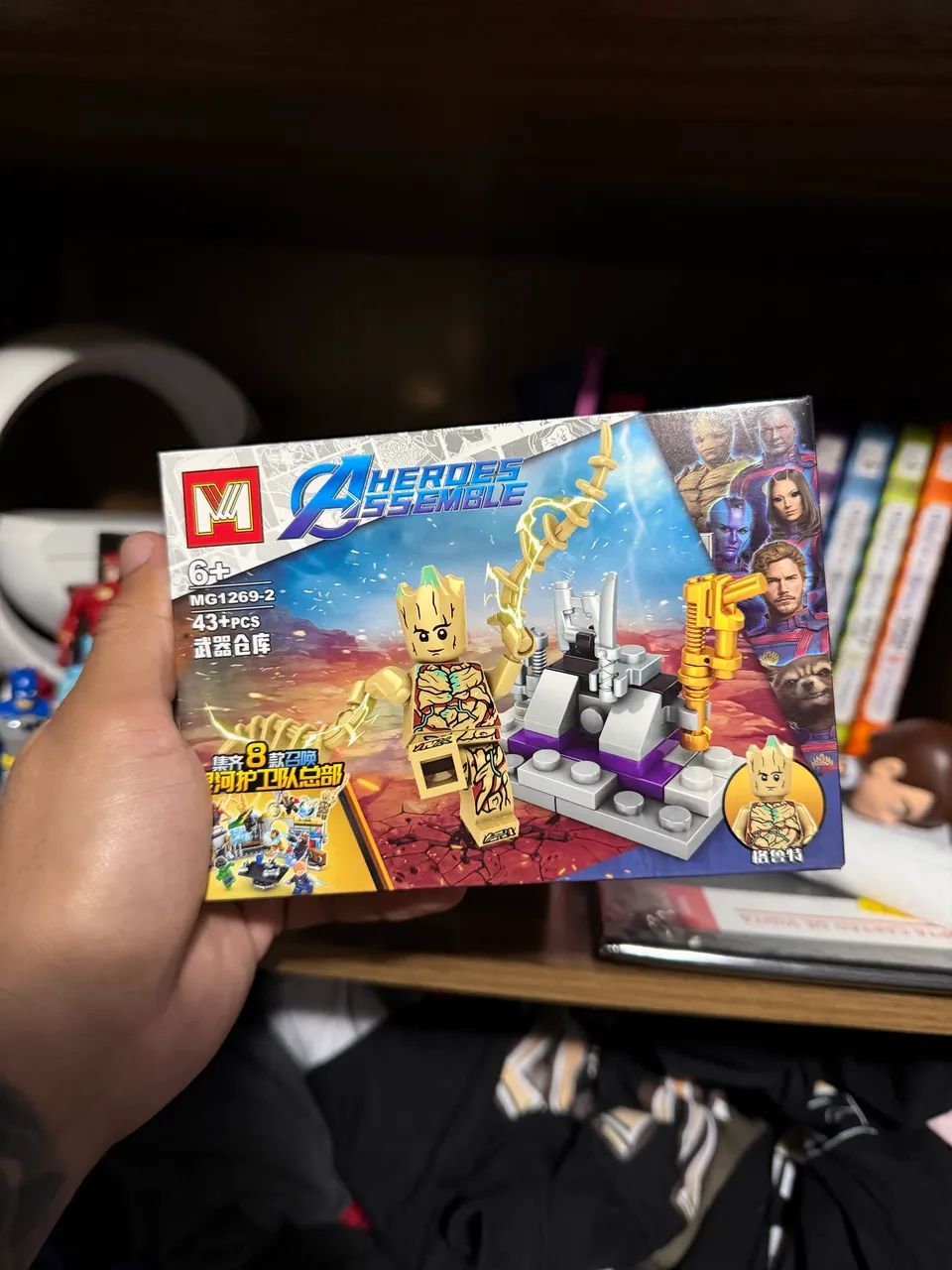 Brinquedo de Montar Groot Marvel Vingadores