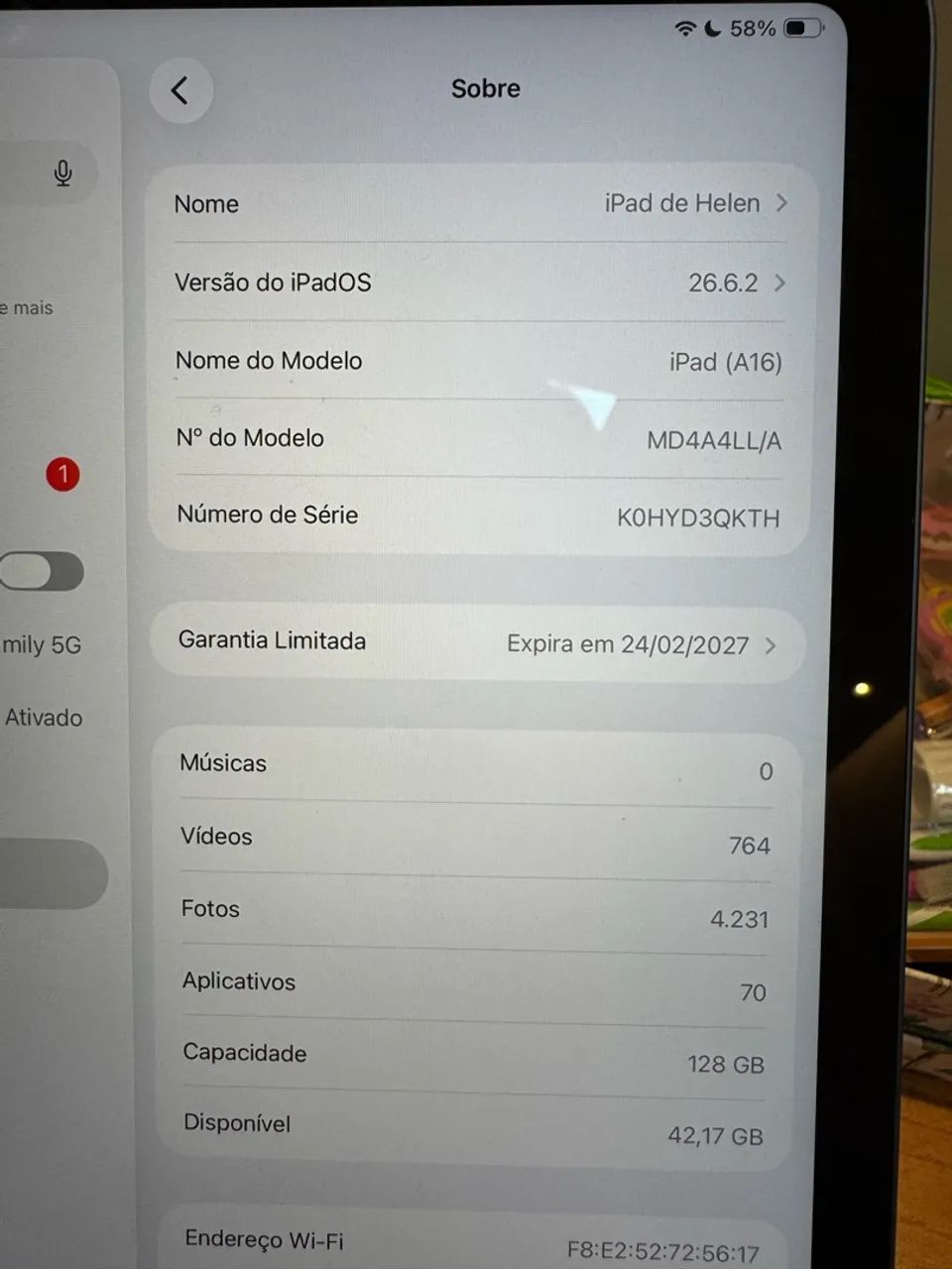 Ipad A16 Garantia até Fev.27  - Foto 4