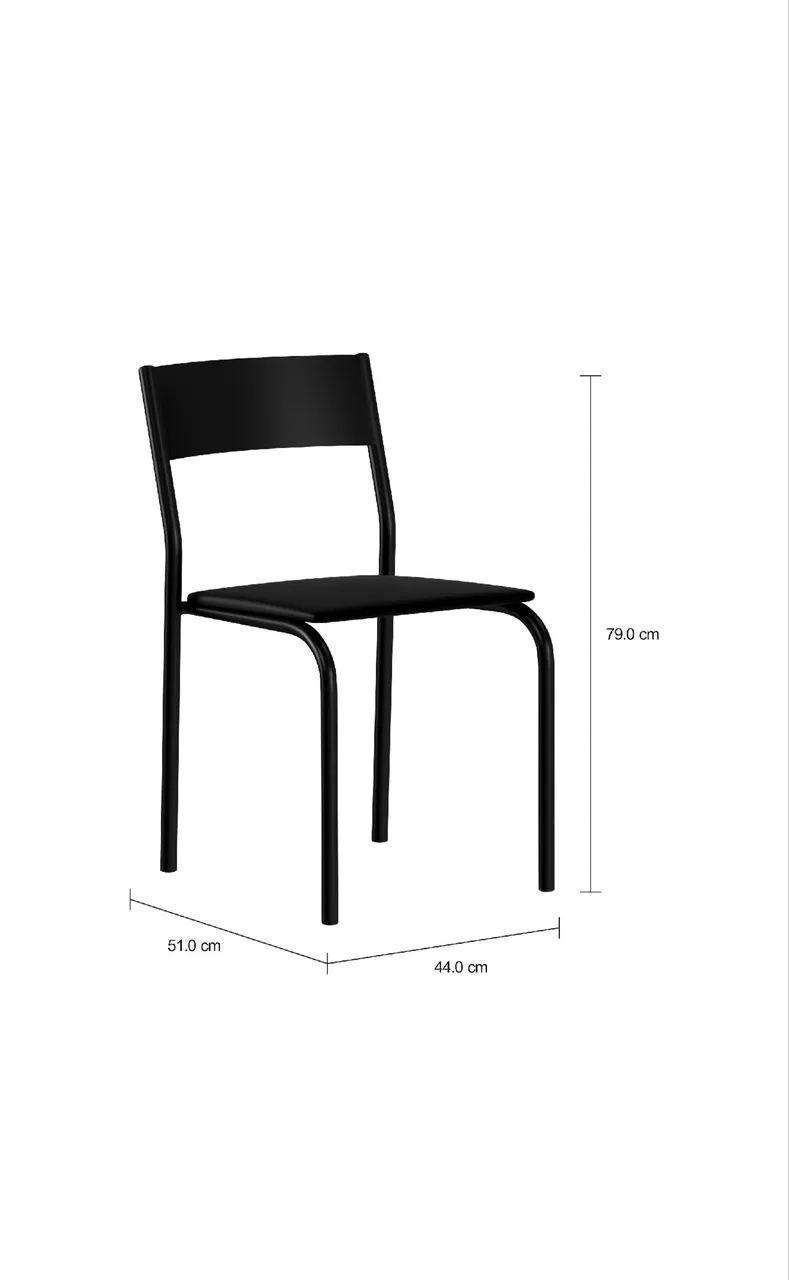Cadeira Empilhável Tok & Stok - Foto 4