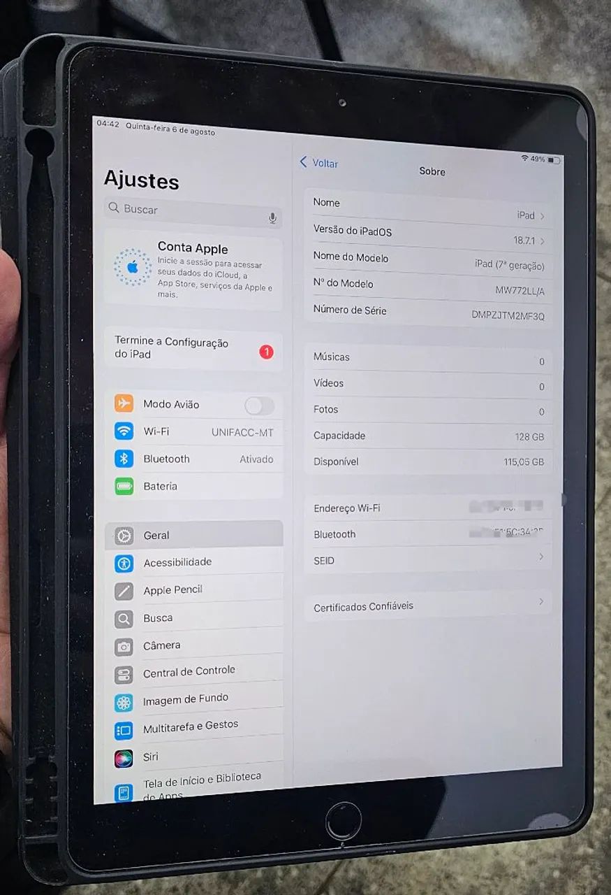 Ipad 7th - 128g (perfeito estado) - Foto 4