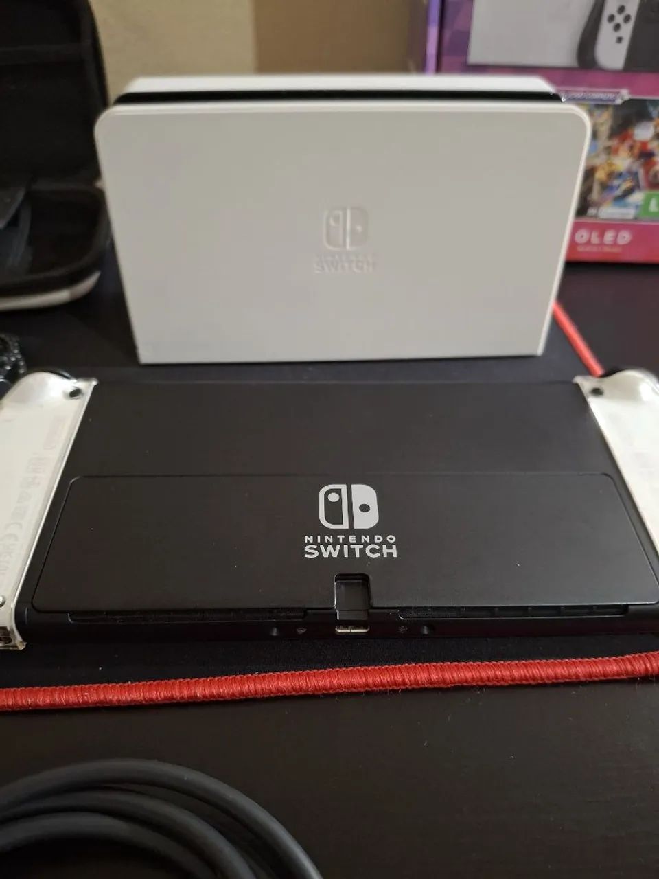 Nintendo Switch OLED Branco 64GB - Foto 4