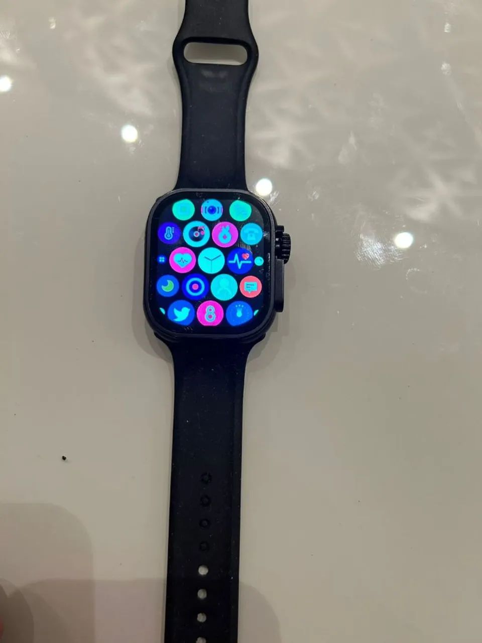 Relógio Smartwatch com pulseiras  - Foto 4
