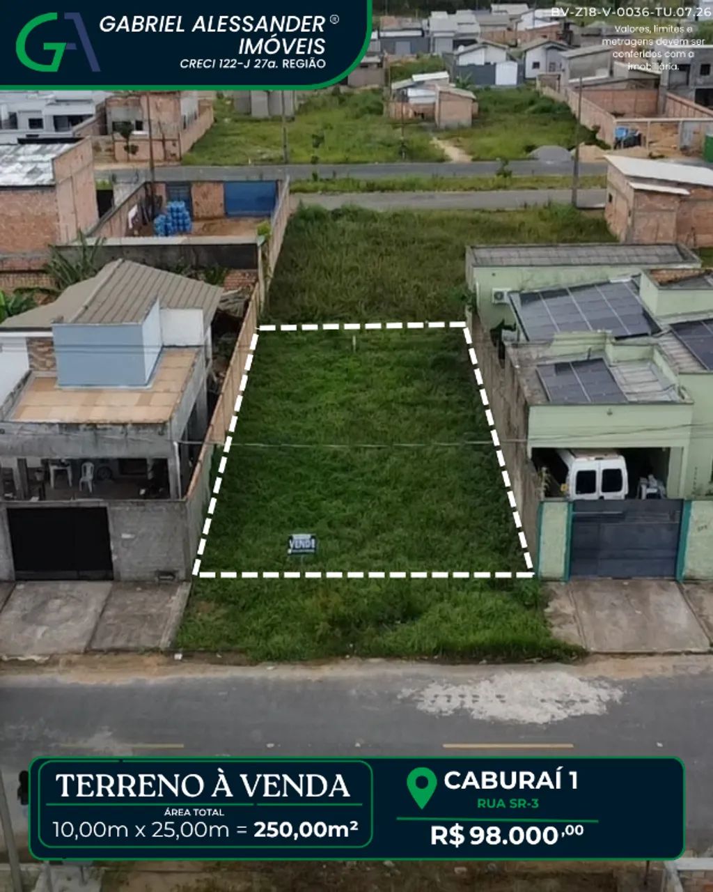 Caburaí 1, Rua SR-3