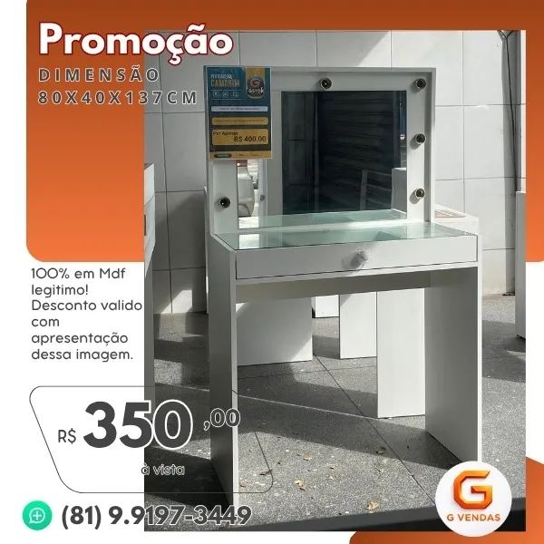 Penteadeira Camarim 1G - Foto 3