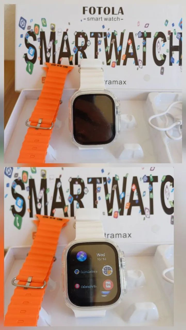 SMARTWATCH ULTRA COM PULSEIRA EXTRA  - Foto 2