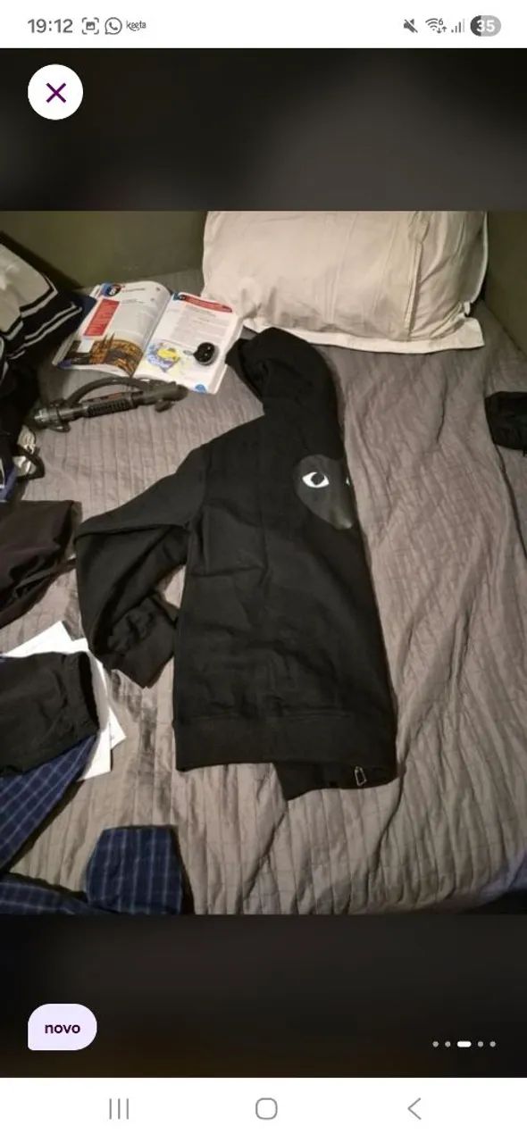 MOLETOM COMME DES GARÇONS COM ETIQUETA - Foto 4