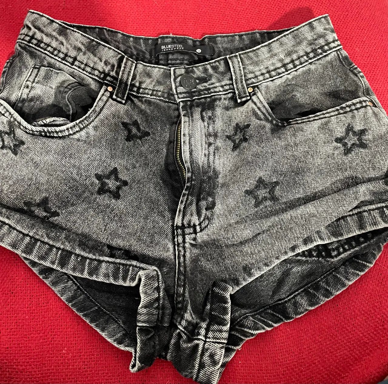 Short jeans cinza bluesteel  - Foto 4