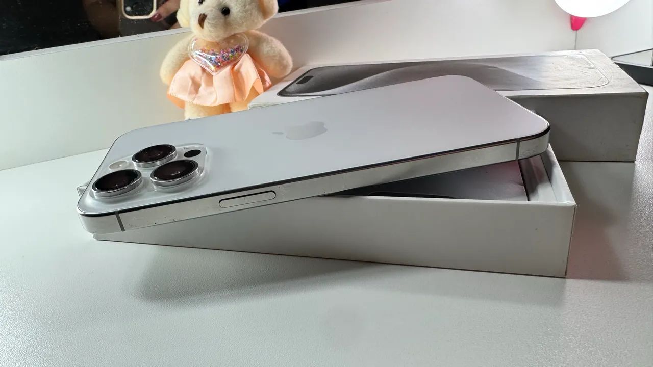 iPhone 15 pro max 256gb branco 