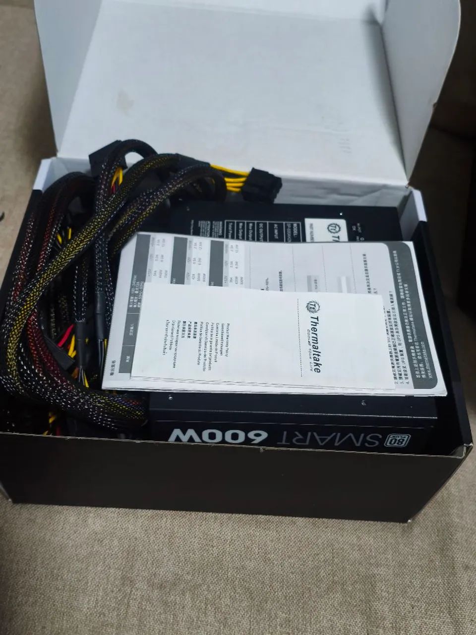 FONTE 600 W THERMALTAKE 80 PLUS  - Foto 5