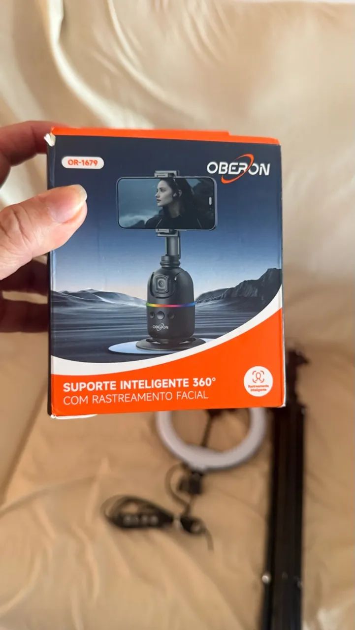 Vendo Ring light com suporte giratório 360 graus  - Foto 2