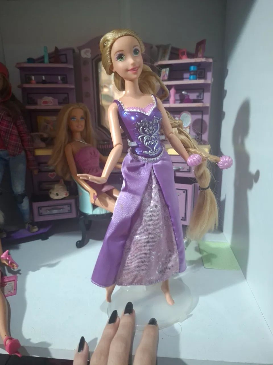 Boneca Rapunzel articulada disney - Foto 2