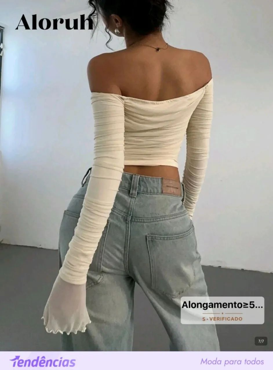 blusa de manga longa shein M - Foto 2