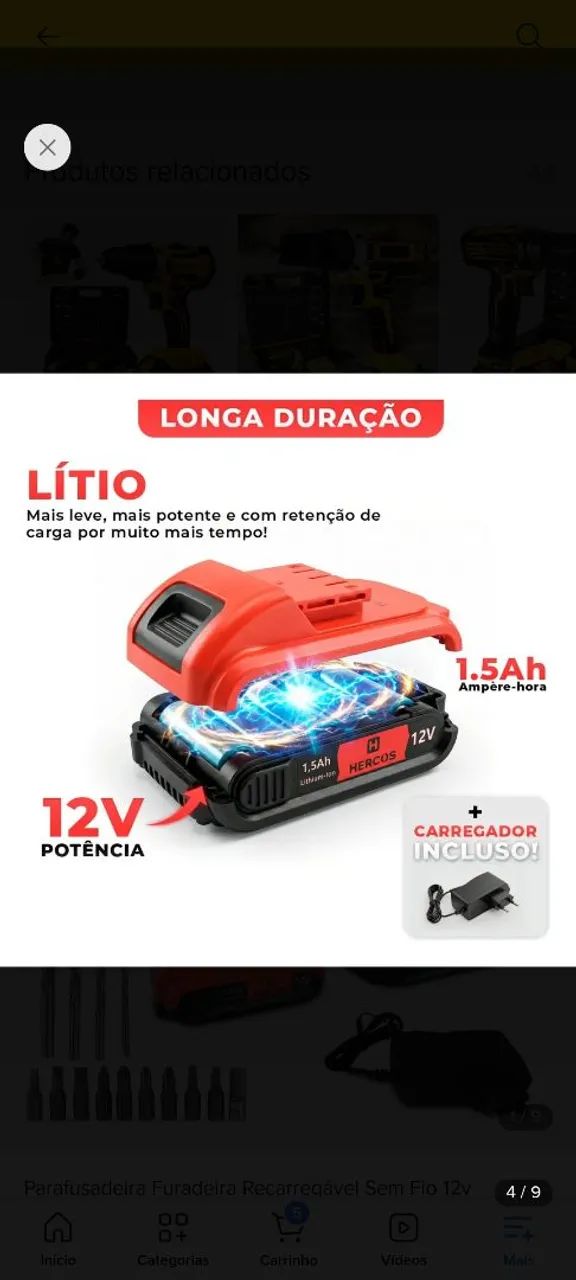 Parafusadeira  - Foto 3