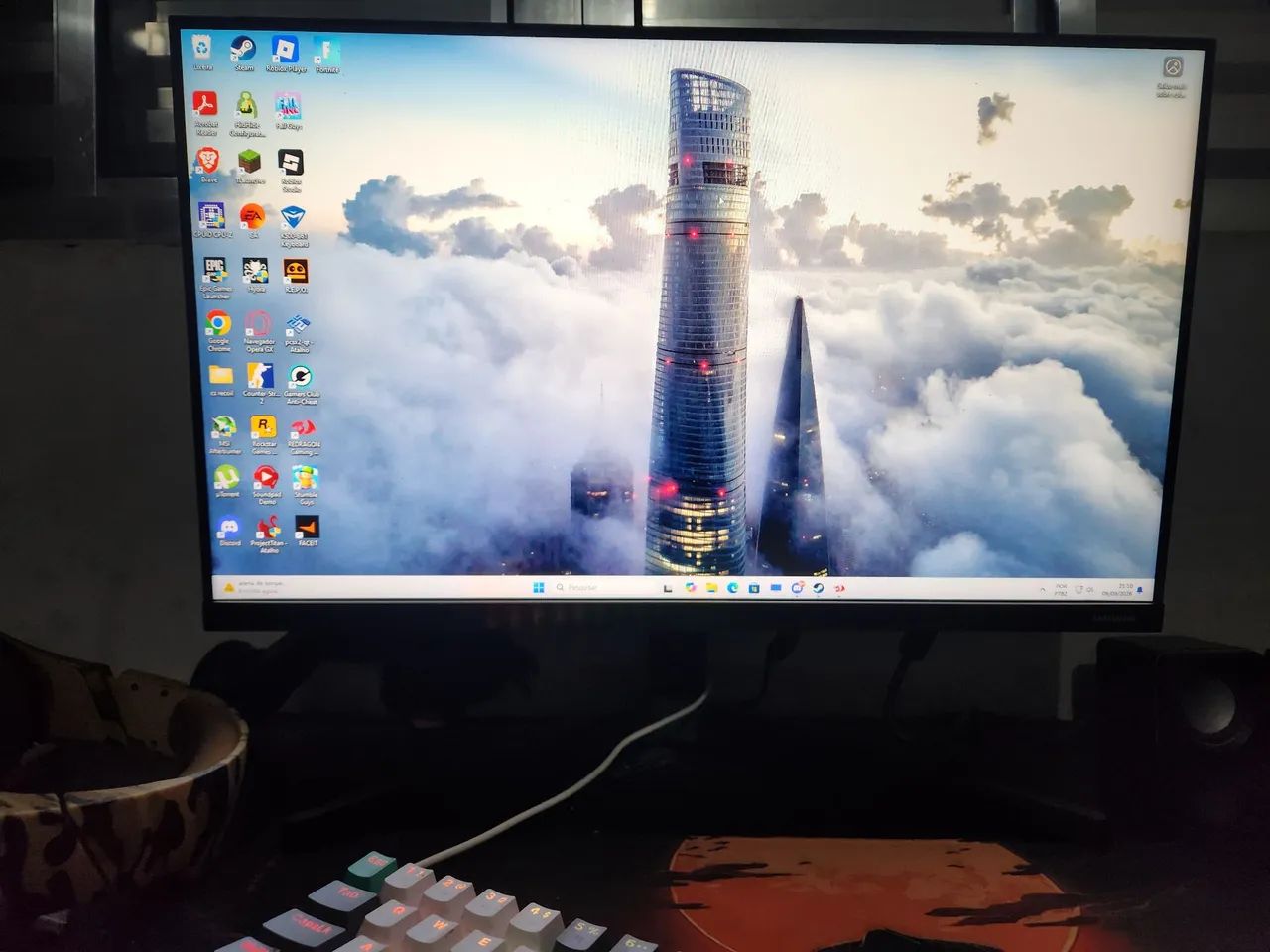Monitor sansung t350 24 fhd 75hz