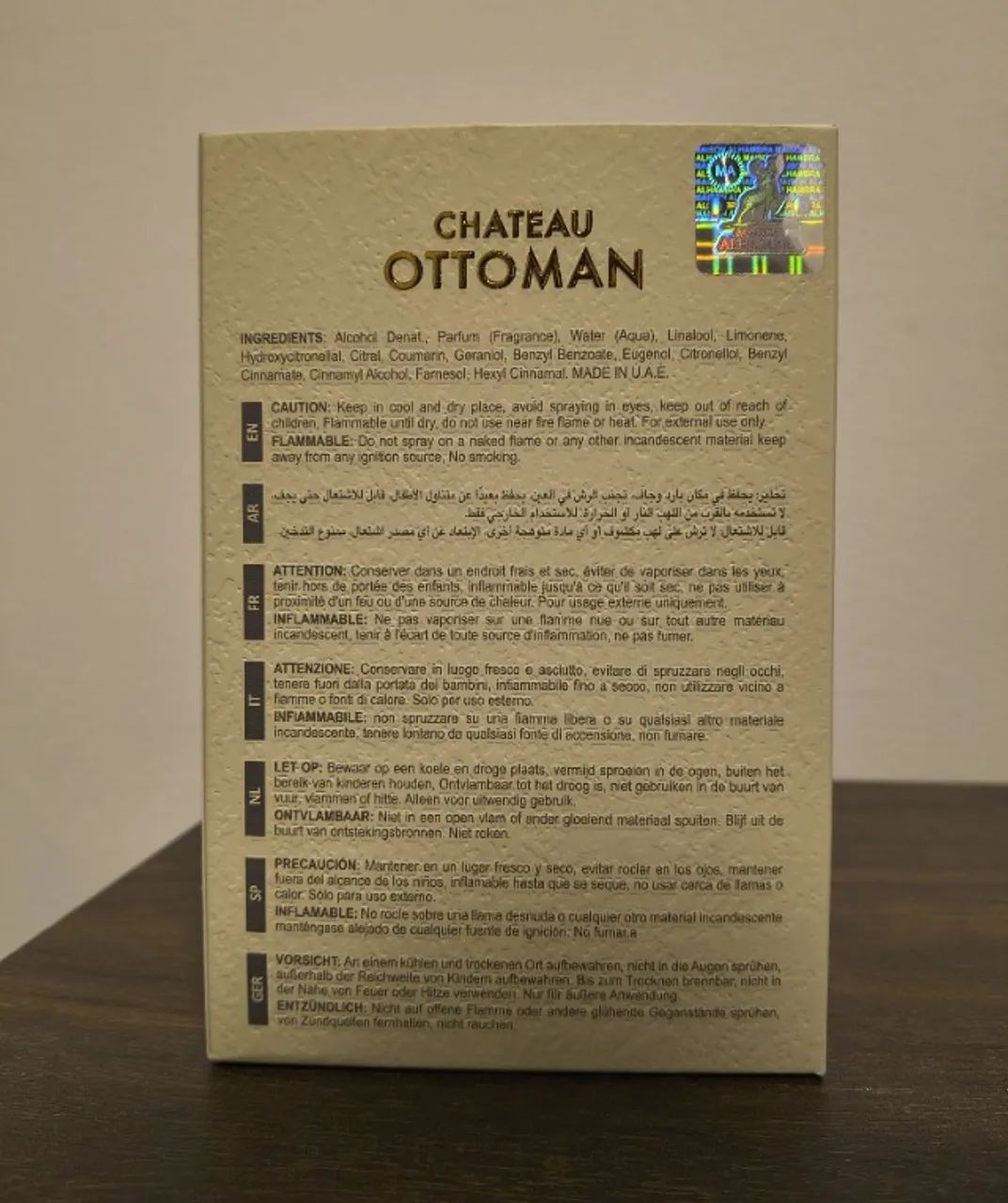 perfume chateau ottoman - maison alhambra - Foto 3