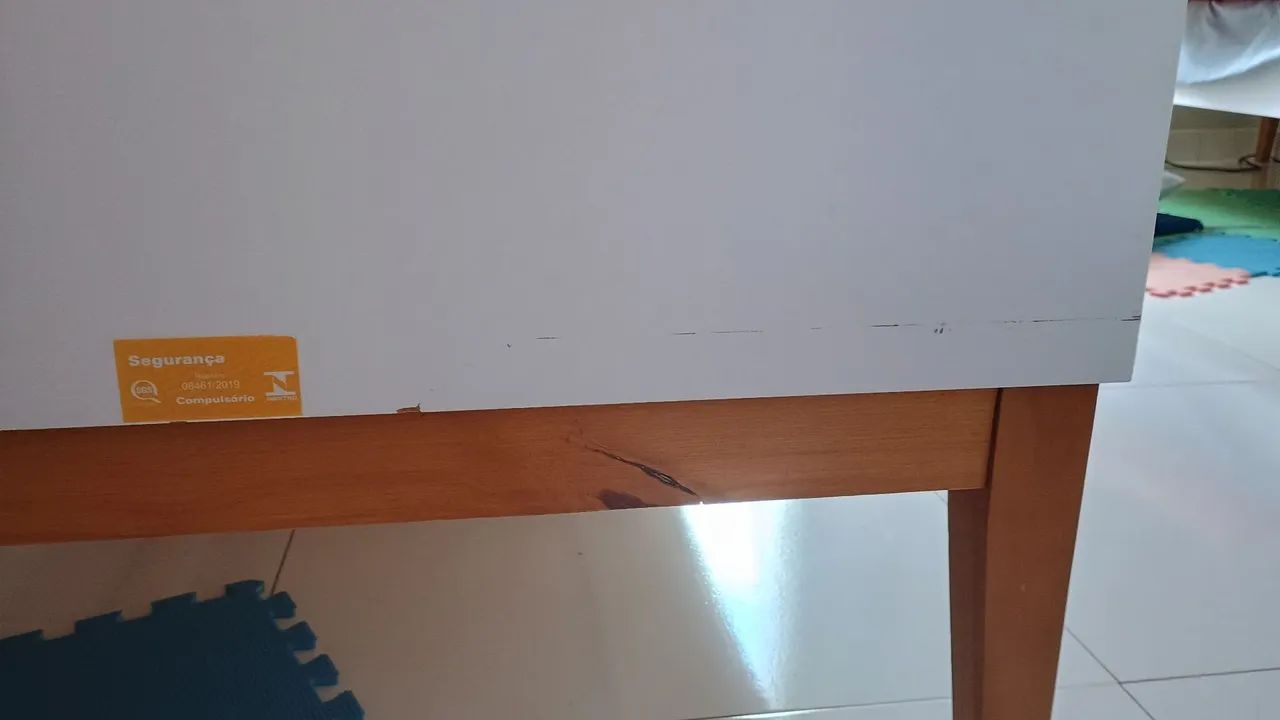Berço mini cama. MDF e Madeira (Reller) - Foto 2