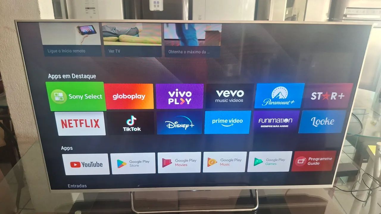 TV SMART SONY 55 ANDROID FUNCIONANDO TUDO PERFEITAMENTE BEM - Foto 2
