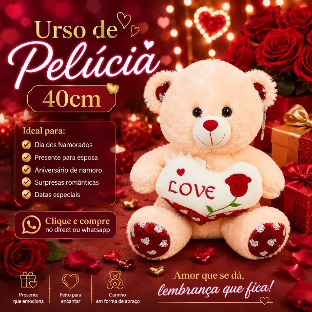 Urso de pelúcia  - Foto 4