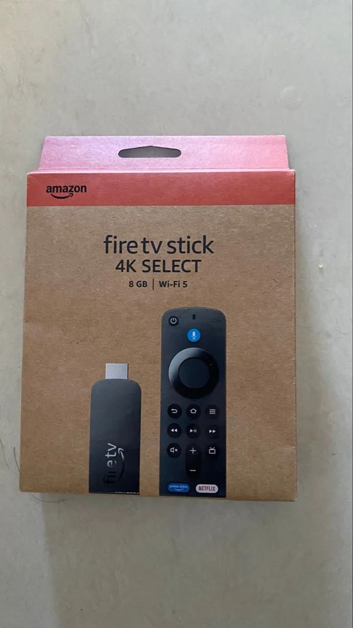 Fire Stick 4K Select Amazon - Novo (Com Comando de Voz Alexa) R$200 - para retirar 
