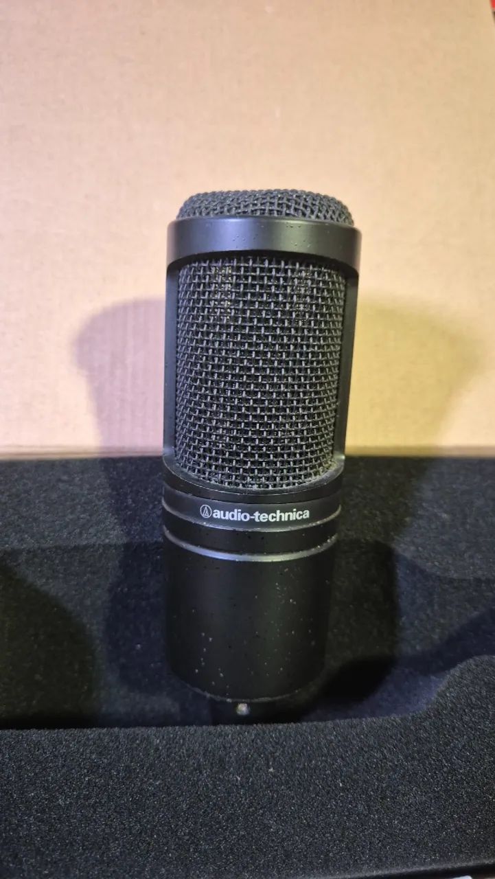 Microfone audio-technica AT2020 Pro Cardioide Condensador, Preto - Foto 4