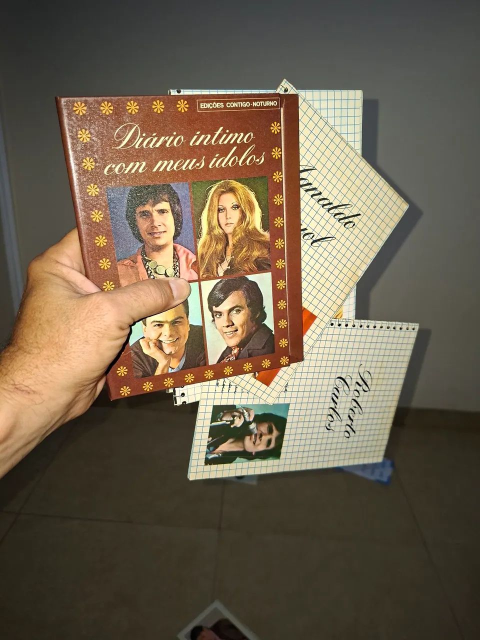 Coleção diário com meus ídolos 