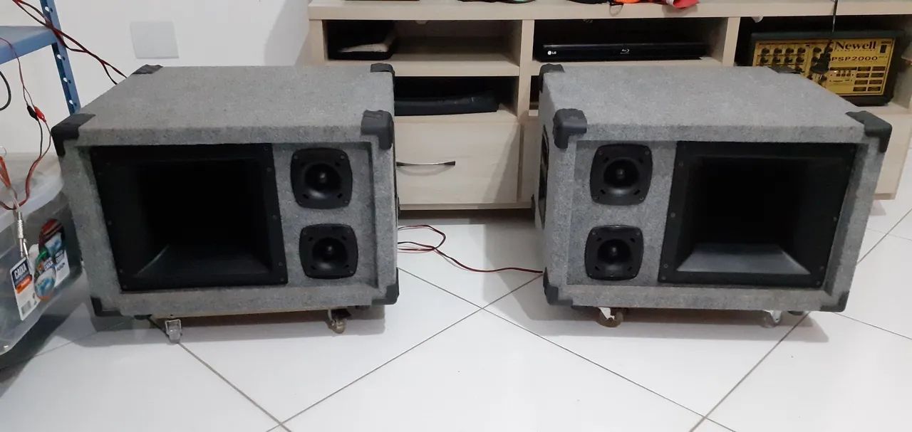 Par de caixas Acústicas 