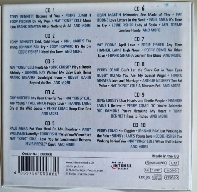 Box CD Golden Hits of the Crooners Raro Original Impecável - CDs